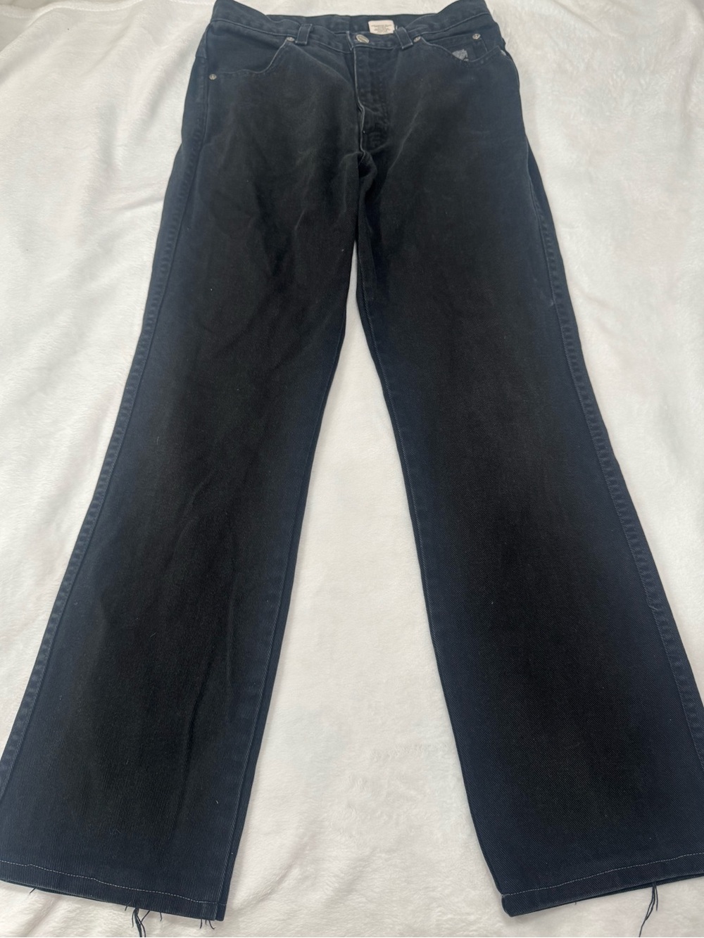 Harley Davidson Motorcycles Classic Black Boot-Cut Jeans